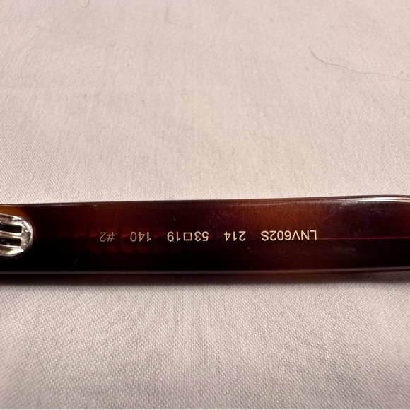 New LANVIN Butterfly Women’s Sunglasses LNV602S Tortoiseshell NWOT Made in Italy - Picture 10 of 11